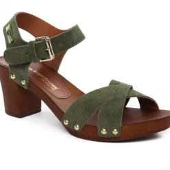 Nu-Pieds Talons Hauts Les Tropeziennes Toopino Kaki