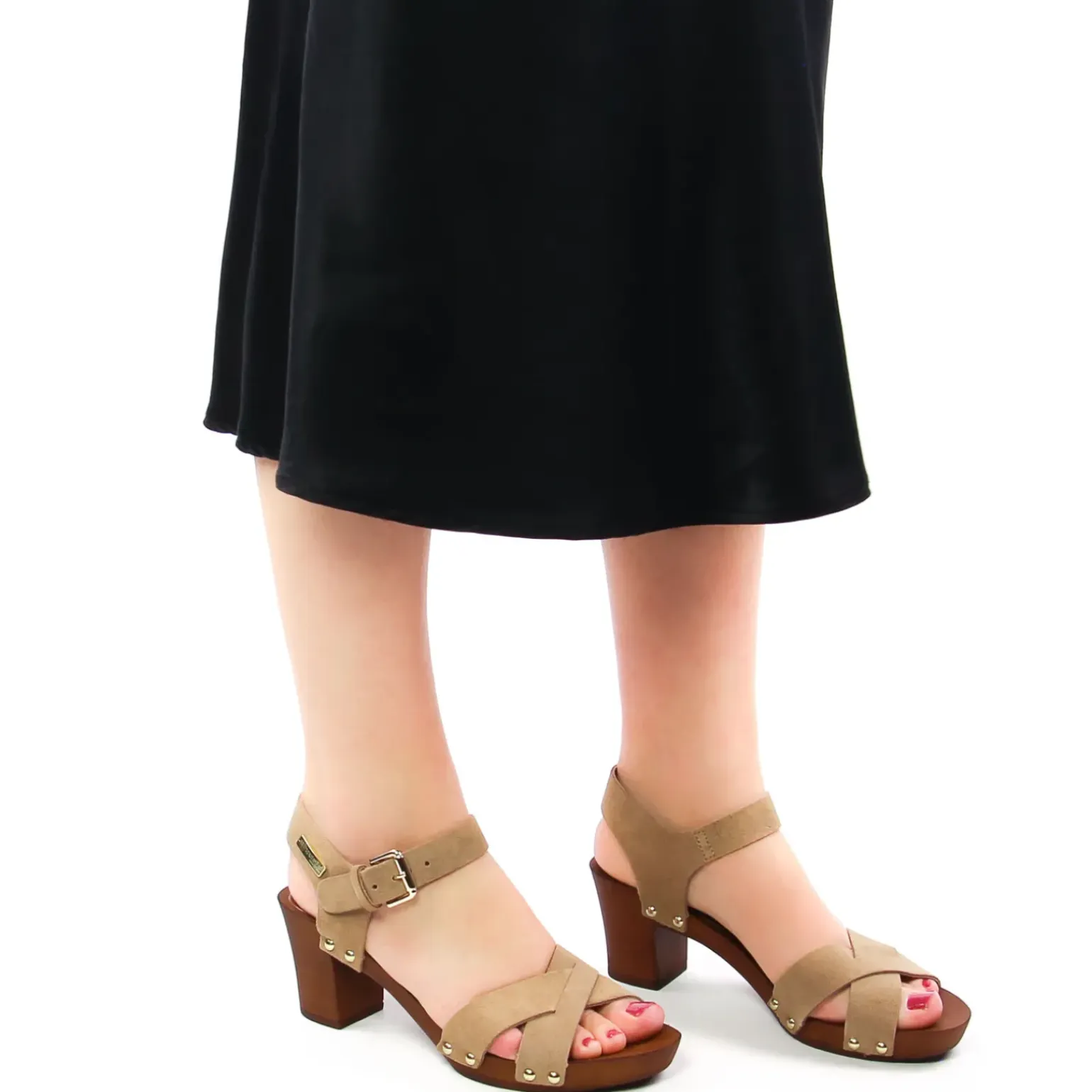 Nu-Pieds Talons Hauts Les Tropeziennes Toopino Taupe