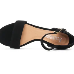 Nu-Pieds Talons Hauts Scarlatine 44814 Noir