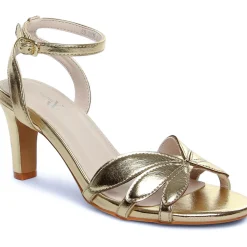 Nu-Pieds Talons Hauts Vanessa Wu Aveline Sd2768 Or
