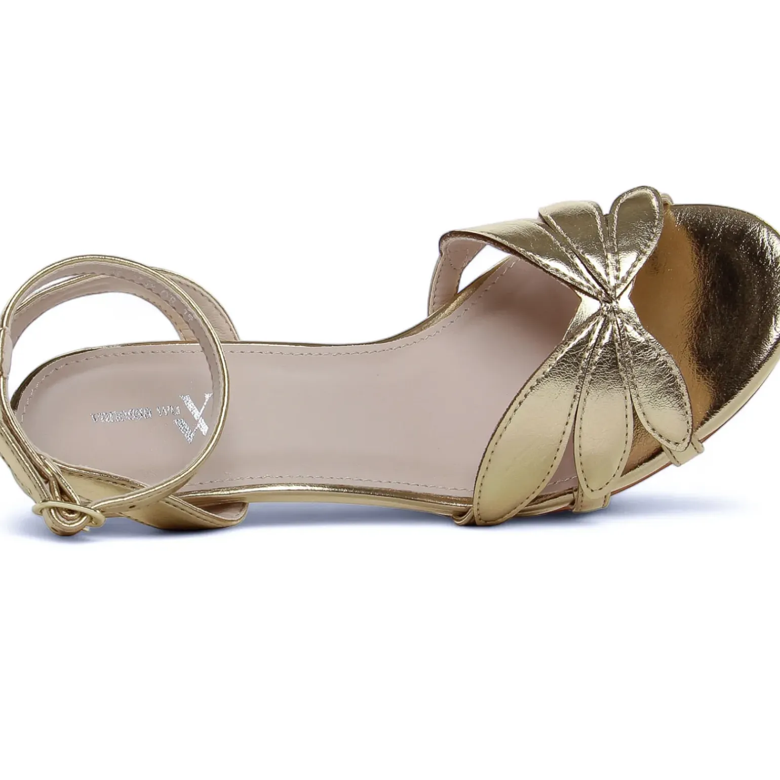 Nu-Pieds Talons Hauts Vanessa Wu Aveline Sd2768 Or
