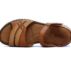 Sandales Altex Huguette Tan Brun