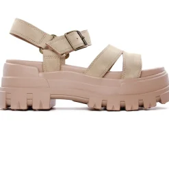 Sandales Compensées Buffalo 1602190 Beige