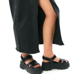 Sandales Compensées Buffalo 1602188 Black