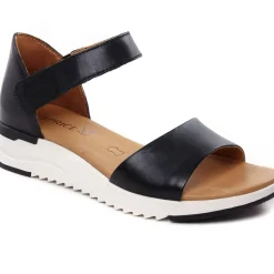 Sandales Compensées Caprice 28706 Black Nappa