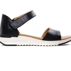 Sandales Compensées Caprice 28706 Black Nappa