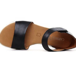 Sandales Compensées Caprice 28706 Black Nappa
