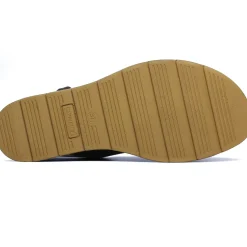 Sandales Compensées Caprice 28753 Black Nubuc