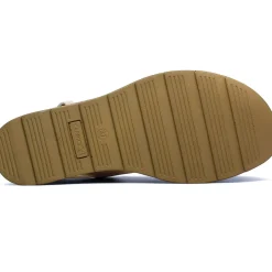 Sandales Compensées Caprice 28753 Snow Nubuc