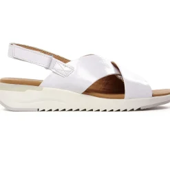 Sandales Compensées Caprice 28702 White Naplak
