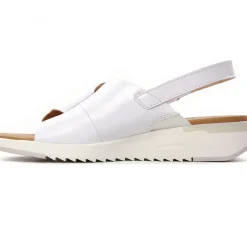 Sandales Compensées Caprice 28702 White Naplak