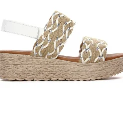 Sandales Compensées Eva Frutos 7557 Blanc