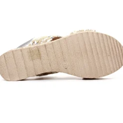 Sandales Compensées Eva Frutos 7557 Blanc