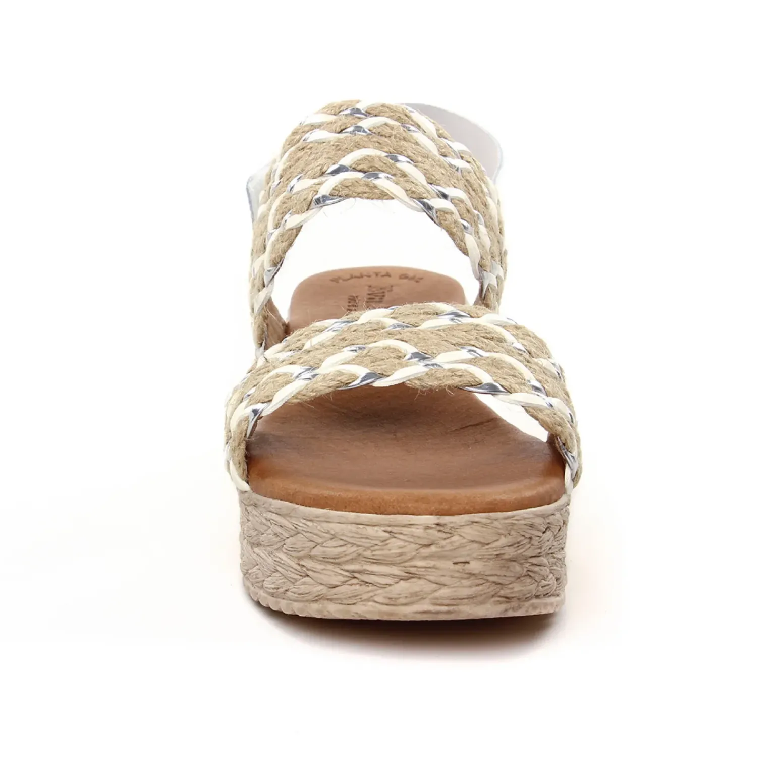 Sandales Compensées Eva Frutos 7557 Blanc