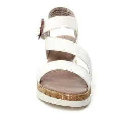 Sandales Compensées Jana 28370 White