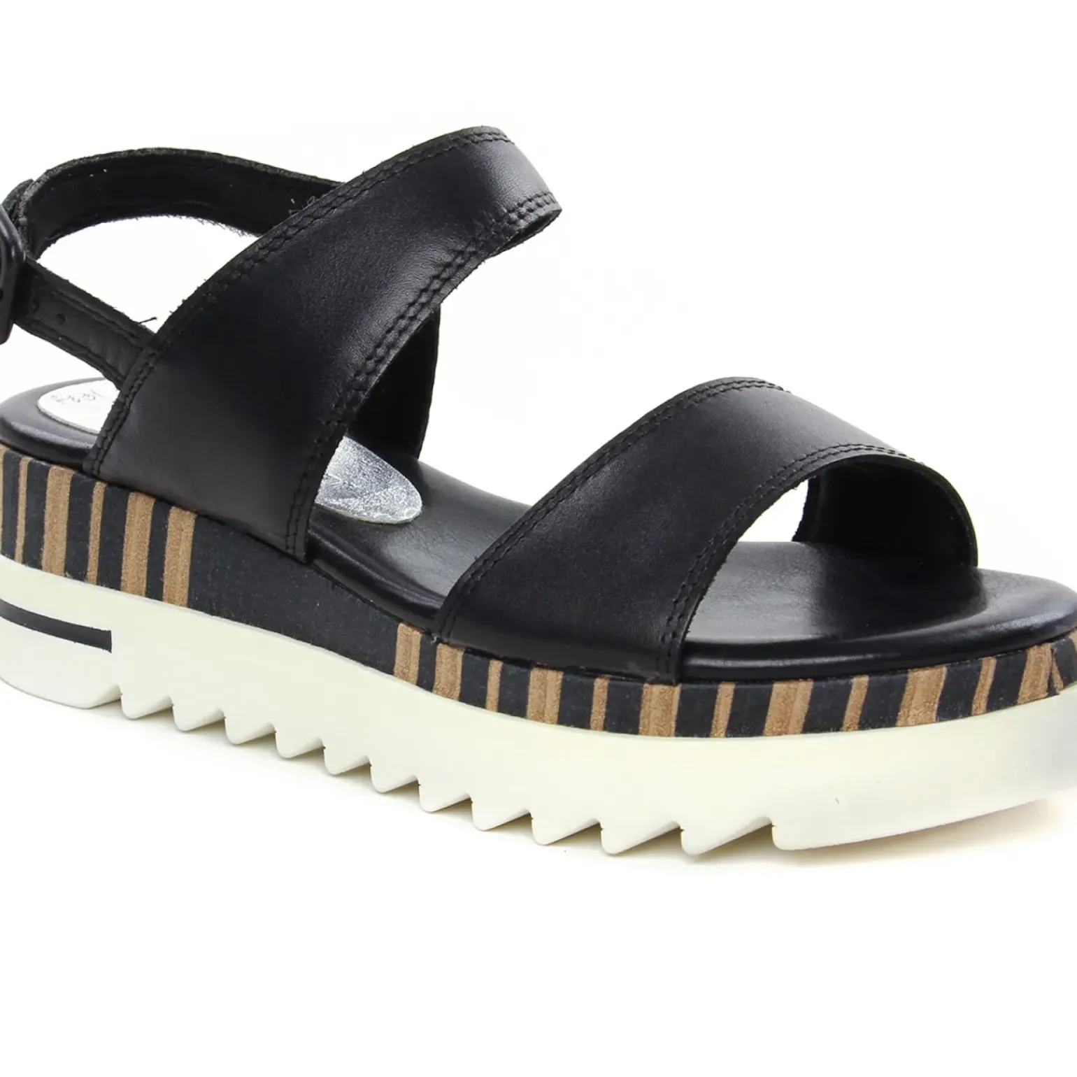 Sandales Compensées Marco Tozzi 28730 Black Antic