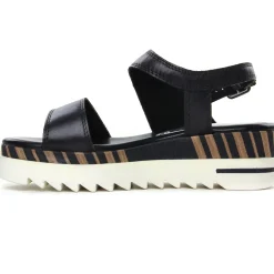 Sandales Compensées Marco Tozzi 28730 Black Antic