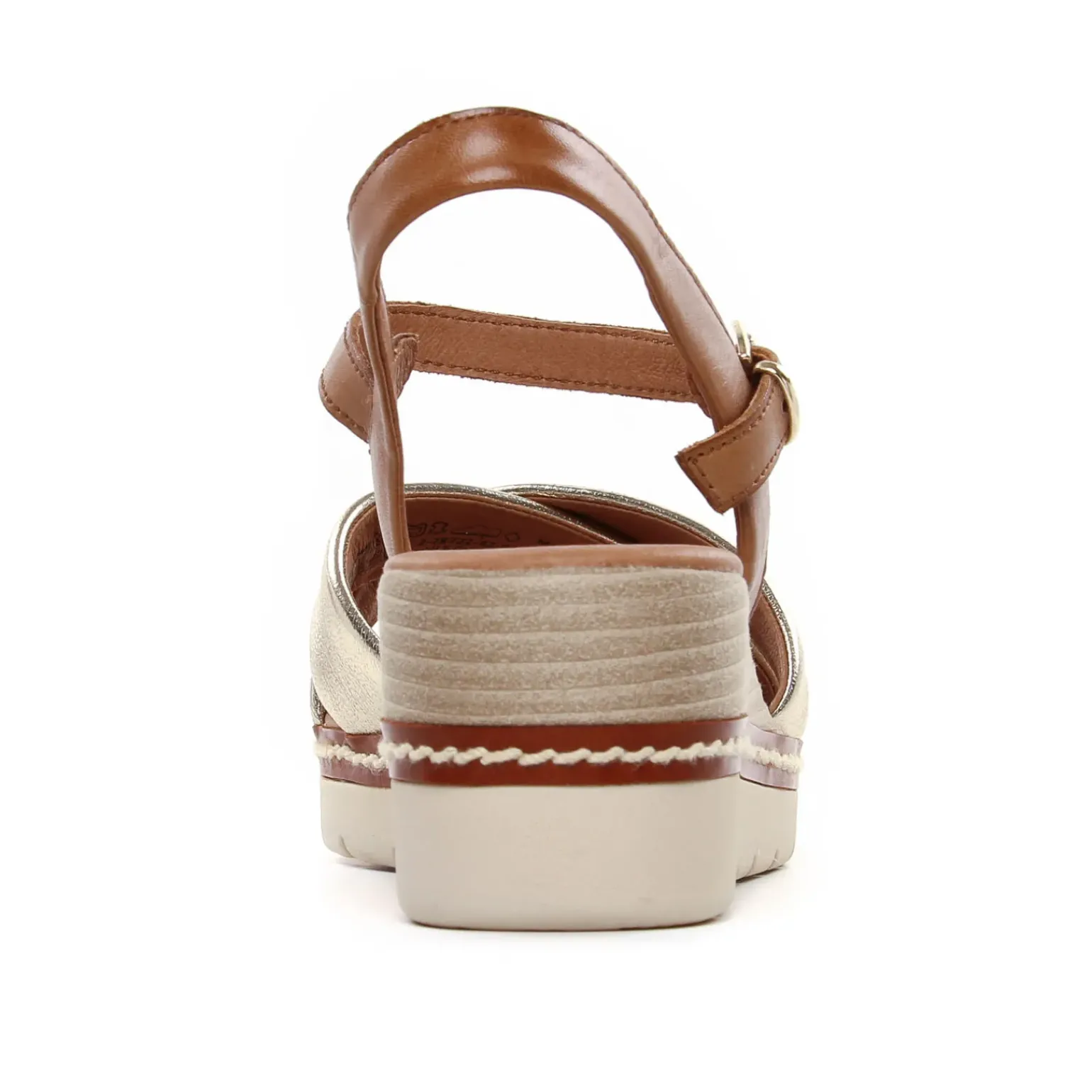 Sandales Compensées Marco Tozzi 28722 Gold Comb