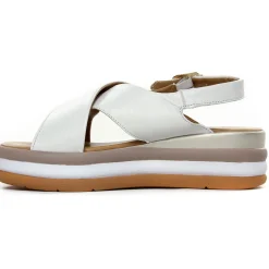 Sandales Compensées Marco Tozzi 28354 White Nappa