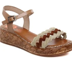 Sandales Compensées Porronet 2827 Taupe