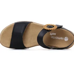 Sandales Compensées Remonte D0Q52-00 Noir