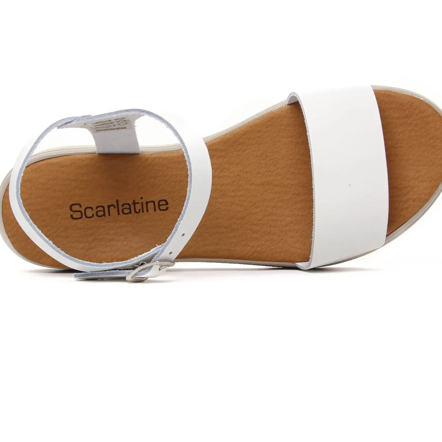 Sandales Compensées Scarlatine 34529 Blanc