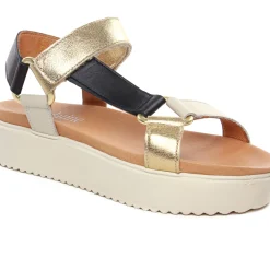 Sandales Compensées Scarlatine Co44948D Opalo Latte