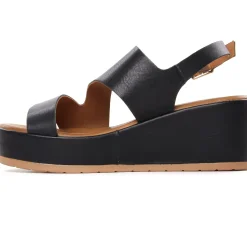 Sandales Compensées Scarlatine Fable 02 Noir