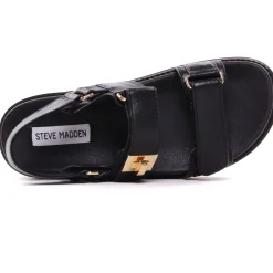 Sandales Compensées Steve Madden Bigmona Black