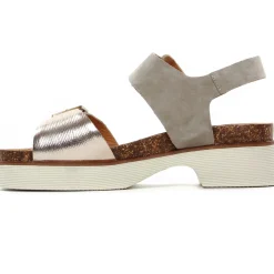 Sandales Fugitive Midor Velour Ciment