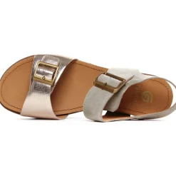 Sandales Fugitive Midor Velour Ciment
