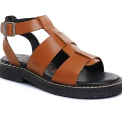 Sandales Kickers Lila Camel