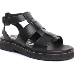 Sandales Kickers Lila Noir