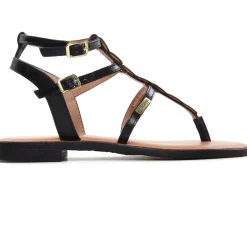 Sandales Les Tropeziennes Horelia Noir Or