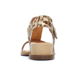 Sandales Mamzelle Oisin Leo Beige Or
