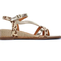 Sandales Mamzelle Olim Leo Beige Or