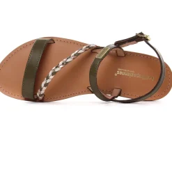 Sandales Plates Les Tropeziennes Batresse Kaki Multi