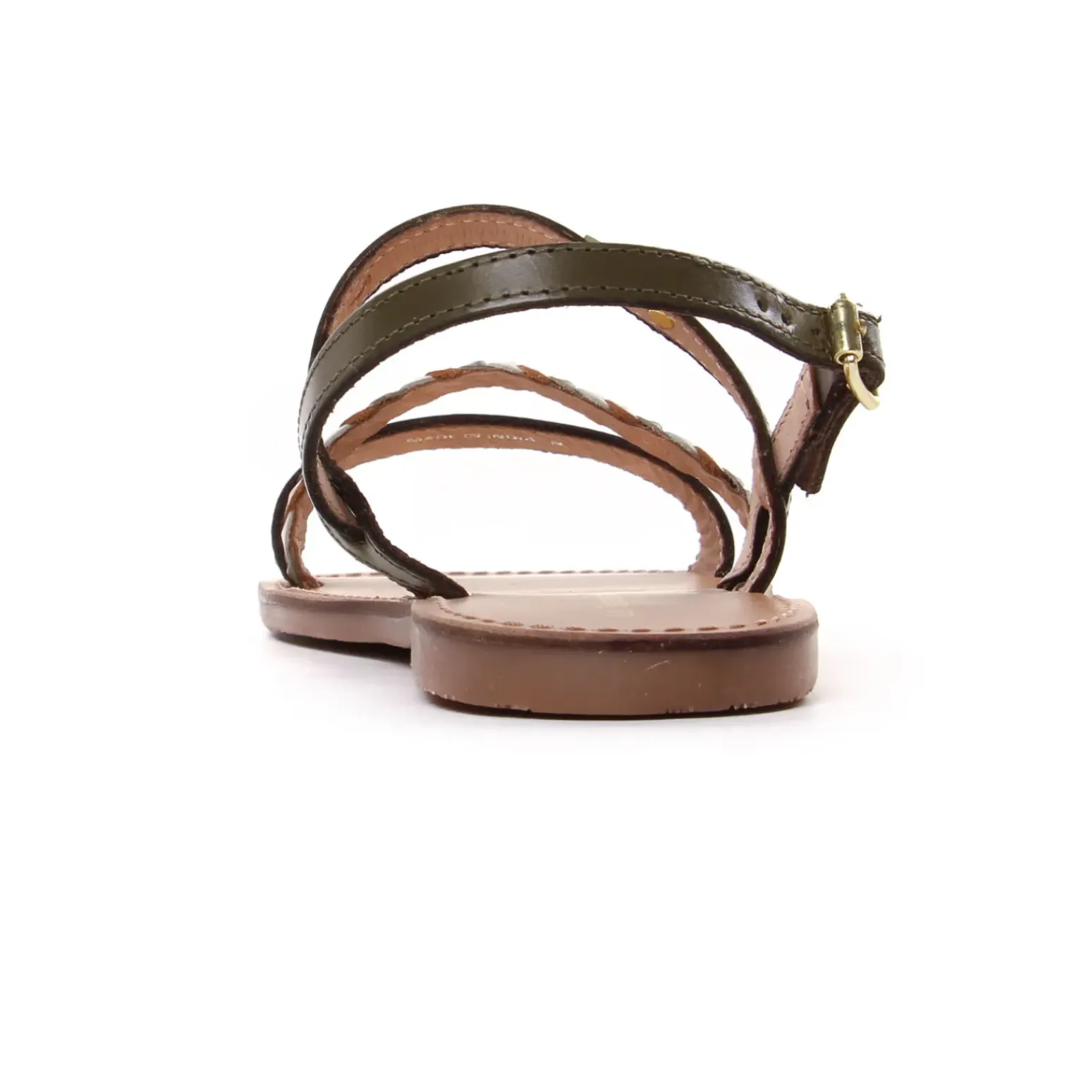 Sandales Plates Les Tropeziennes Batresse Kaki Multi