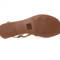 Sandales Plates Les Tropeziennes Chomy Or