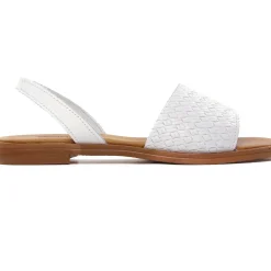 Sandales Plates Scarlatine 30635 Blanc