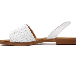 Sandales Plates Scarlatine 30635 Blanc