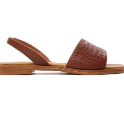 Sandales Plates Scarlatine 30635 Cognac