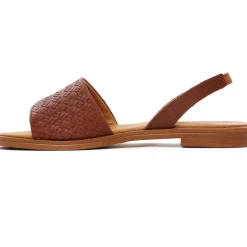 Sandales Plates Scarlatine 30635 Cognac