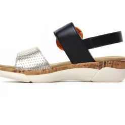 Sandales Remonte R6853-02 Beige Schwarz