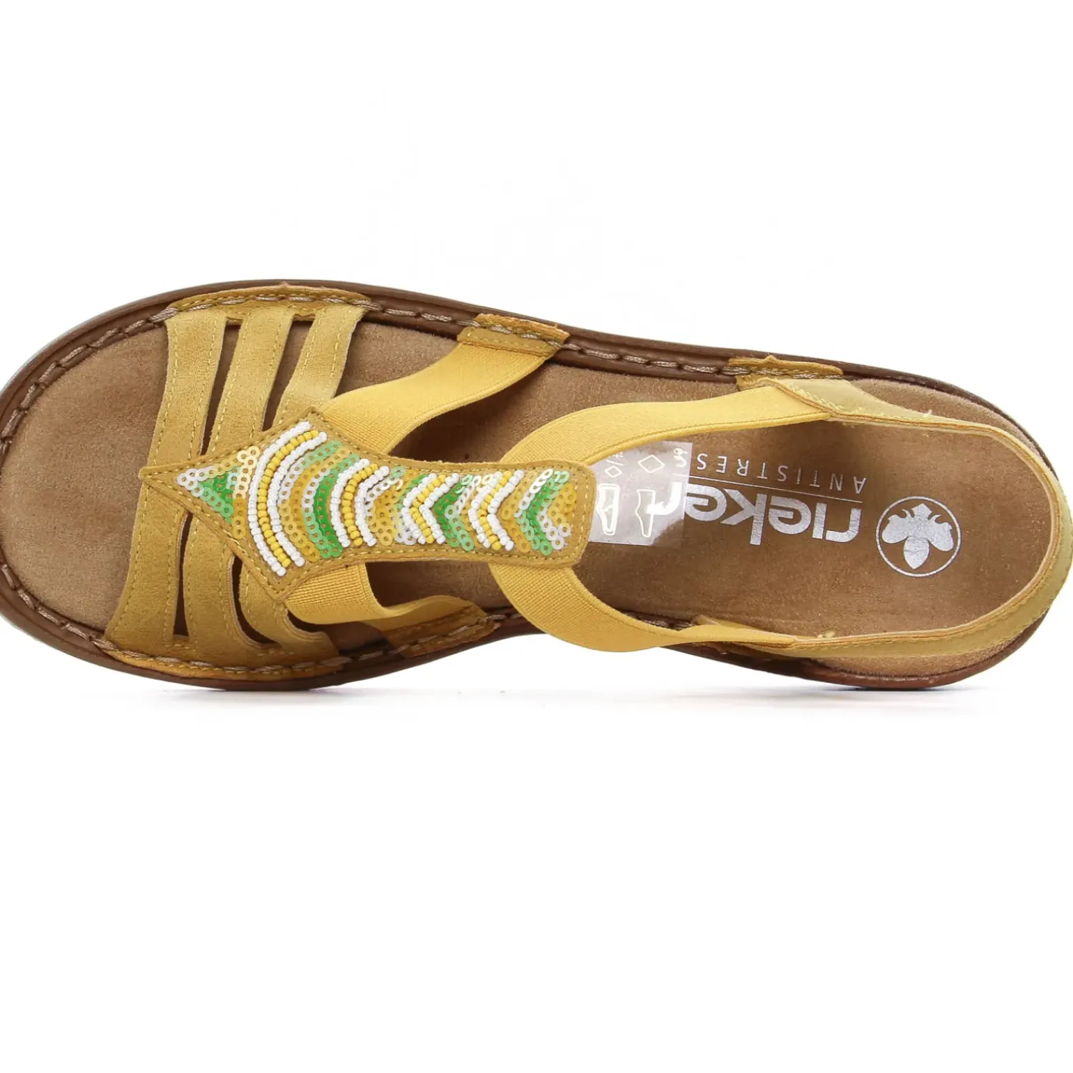 Sandales Rieker 62808-68 Gelb