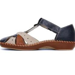 Sandales Rieker M1655-14 Navy Nude