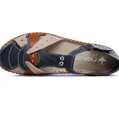 Sandales Rieker M1655-14 Navy Nude