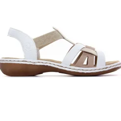 Sandales Rieker 65918-81 Pebble Weiss