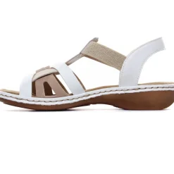 Sandales Rieker 65918-81 Pebble Weiss