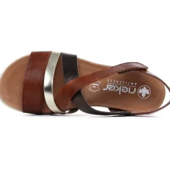Sandales Rieker V5073-24 Reh Gold